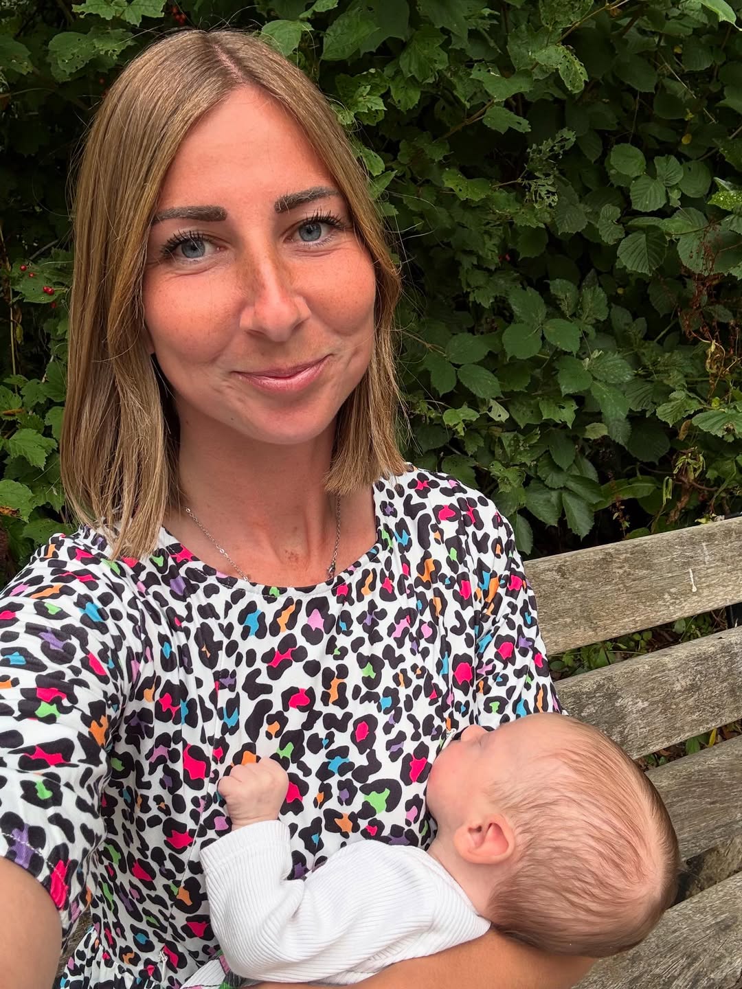 The Midi Breastfeeding Dress – Rainbow Leopard