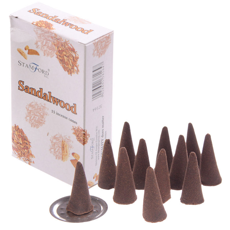 37164 Stamford Incense Cones Sandalwood