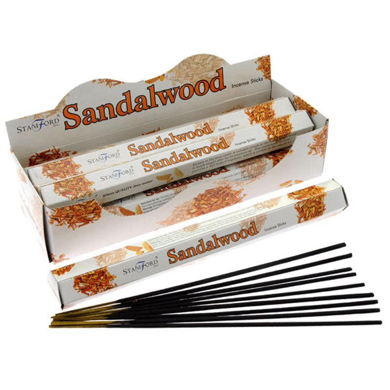 37107 Stamford Premium Hex Incense Sticks Sandalwood