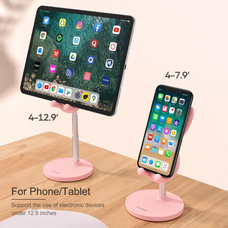 Rabbit Retractable Phone Stand - Adjustable Desktop Holder for Phones & Tablets