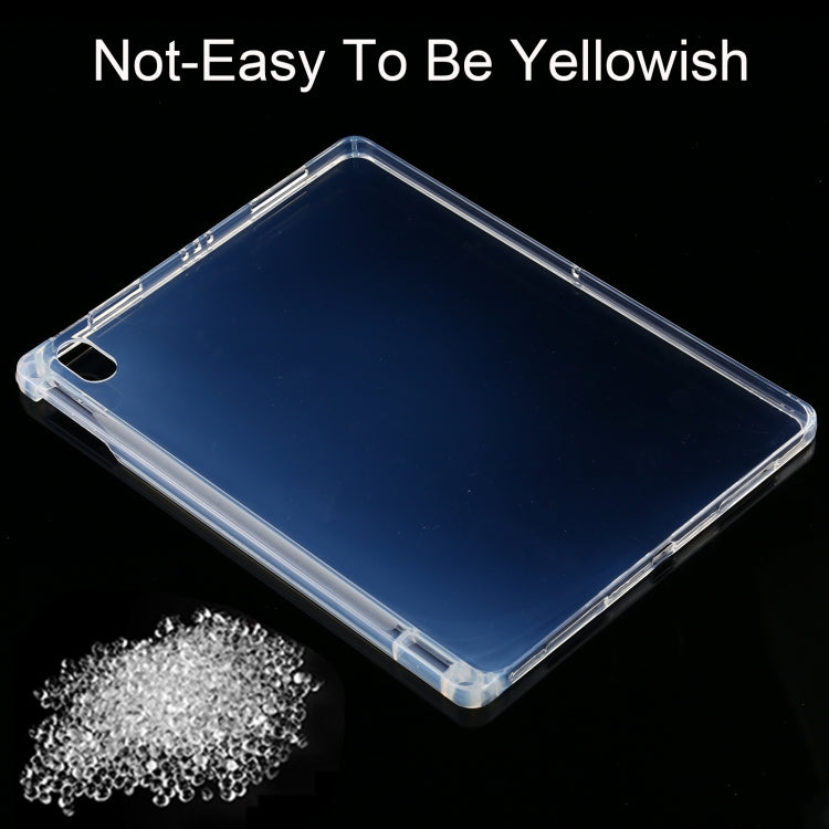 Transparent TPU Protective Case with Pen Slot for iPad Air 2022/2020 10.9 & iPad Pro 11 (2018)