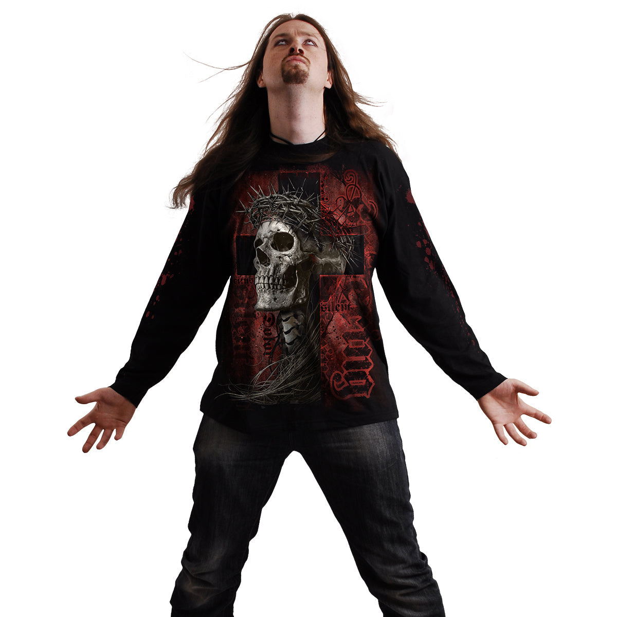 SILENT SUFFERING - Longsleeve T-Shirt Black