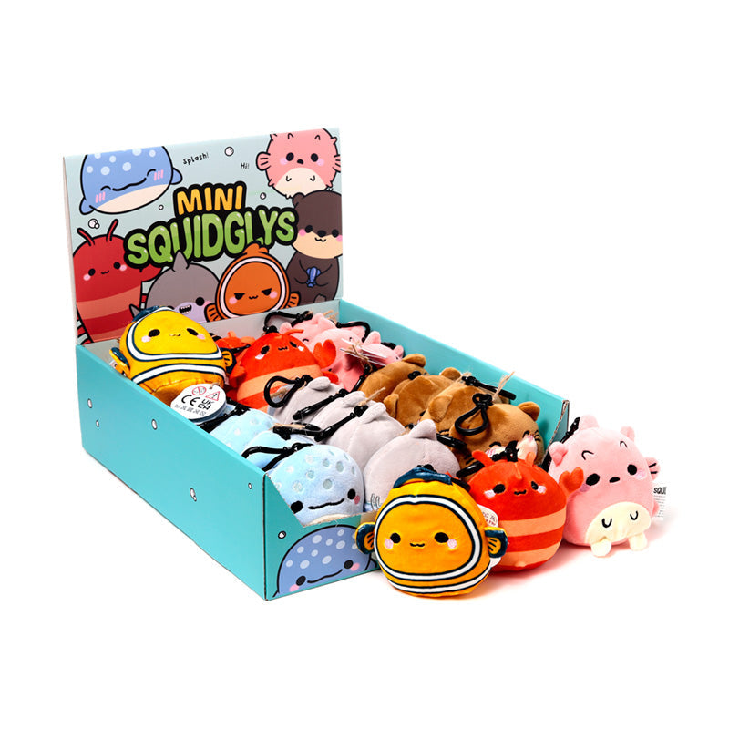 Squidglys Adoramals Sealife Plush Keyring