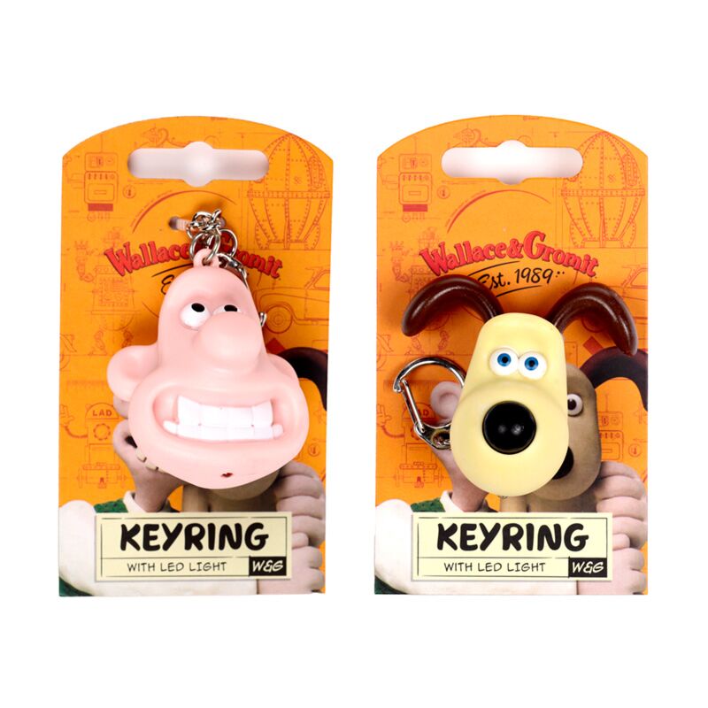 Wallace & Gromit LED Keyring
