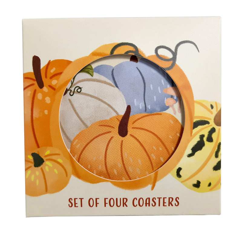 Autumn Harvest Set of 4 Cork Coasters