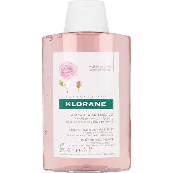 Klorane Peony Soothing & Anti-Irritating Shampoo 200ml