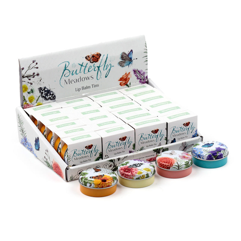 Butterfly Meadows Lip Balm in a Tin