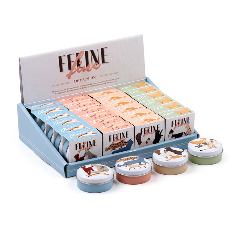 Feline Fine Cats (New) Lip Balm in a Tin