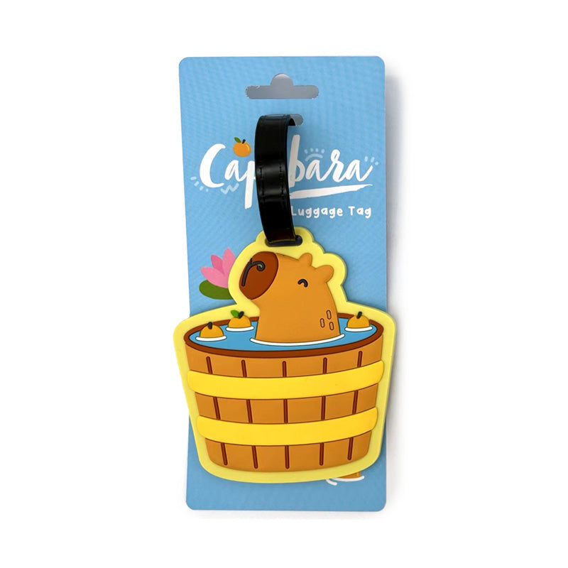 Capybara PVC Luggage Tag