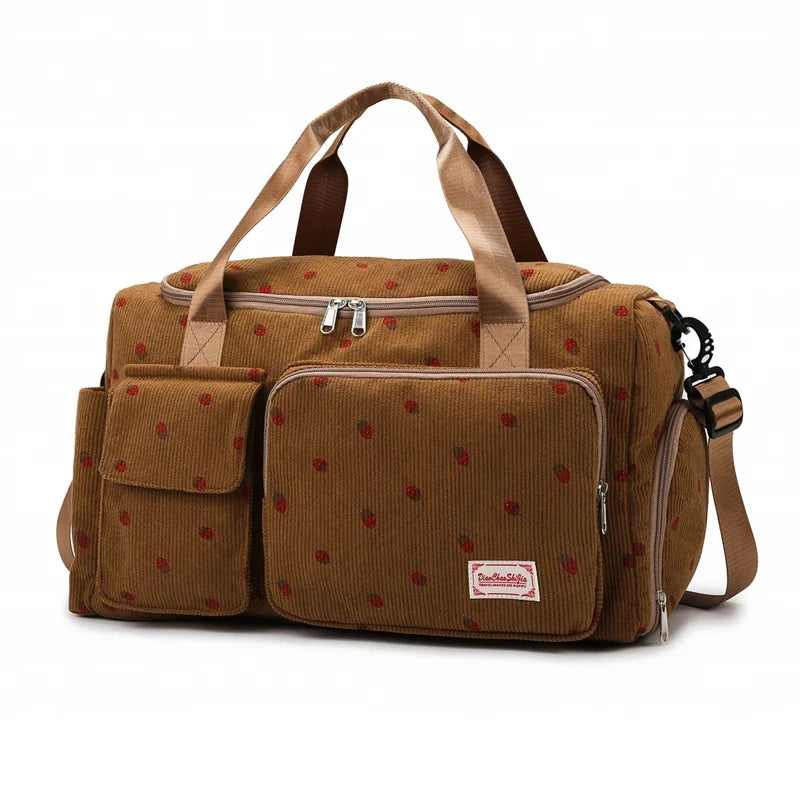 Large Capacity Travel Duffle Bag - Carry On Sports & Fitness Gym Bag for Women