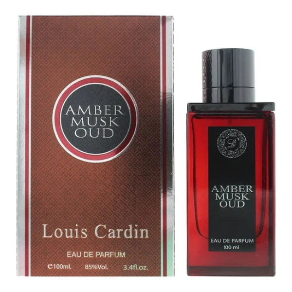 Louis Cardin Amber Musc Oud Eau de Parfum 100ml Spray