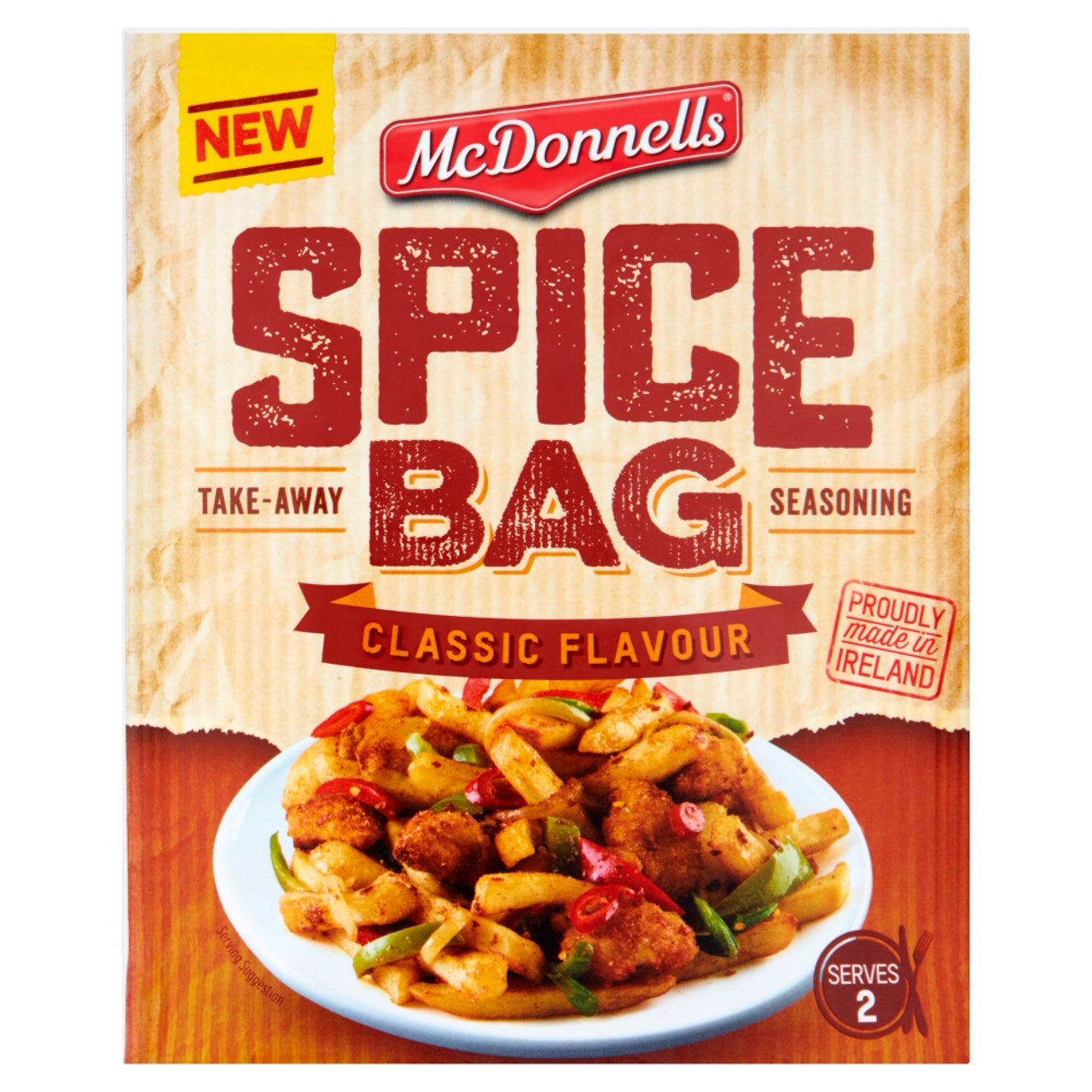 McDonnells Spice Bag Seasoning Original 40g (Pack of 6)