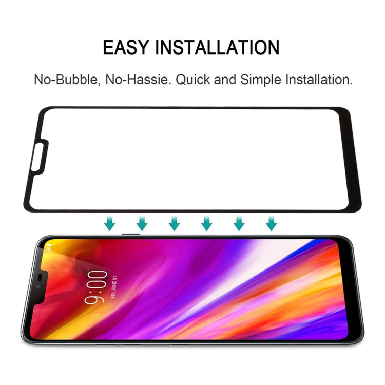 LG G7 ThinQ Tempered Glass Screen Protector – 0.26mm 9H Black