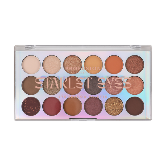 OJOS DE ESTRELLA - PALETA DE 5 PIEZAS Y JUEGO DE BROCHAS
