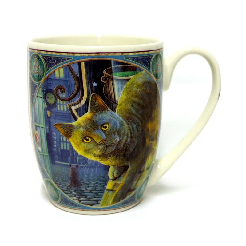 Lisa Parker Rusty Cauldron Cat Porcelain Mug