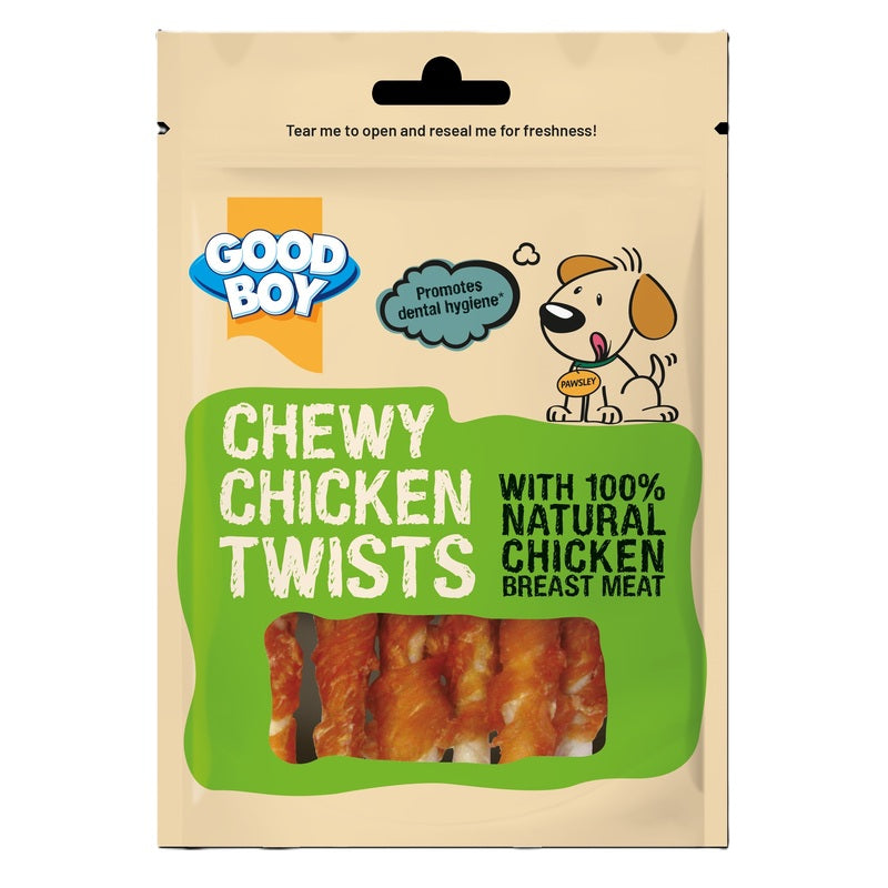 Good Boy Chewy Twists Chicken 320g - Case of 5