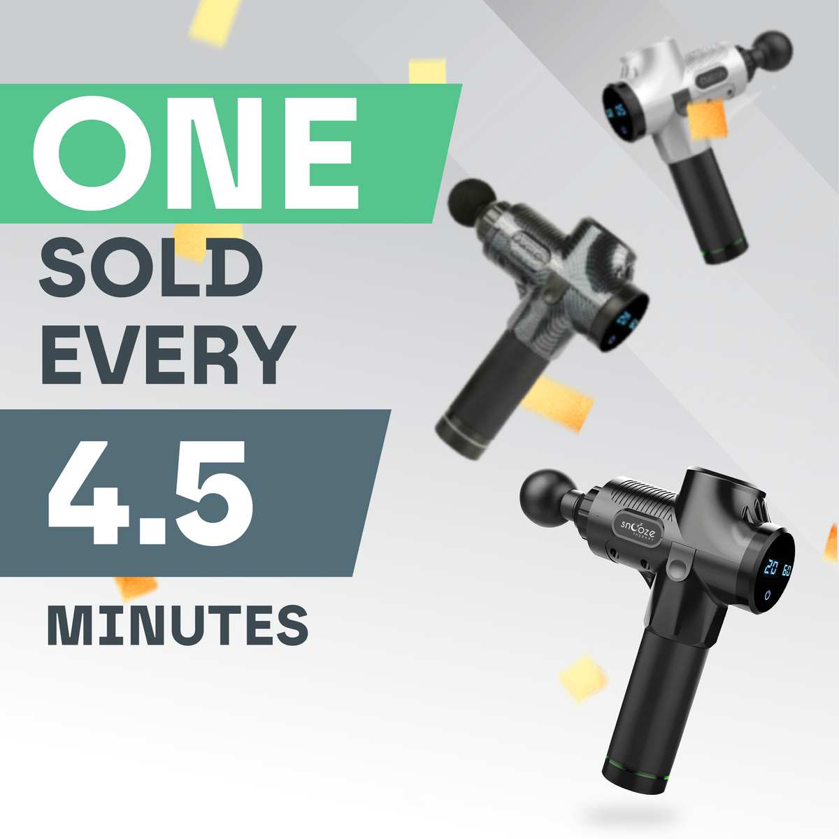 Massage Gun Pro | 30 Speed Percussion Massager for Muscle Relief & Recovery