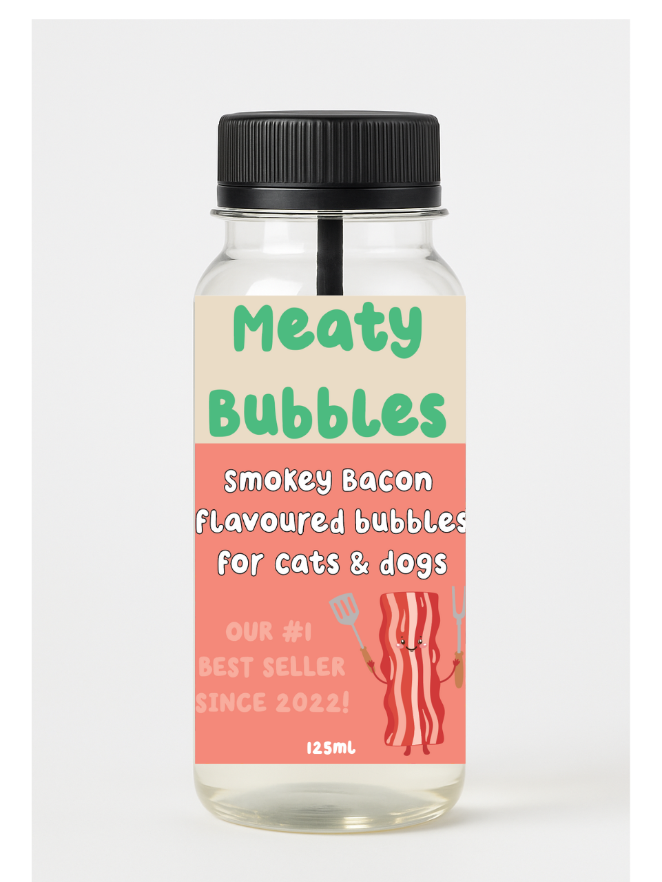 Meaty Bubbles Smokey Bacon 125ml