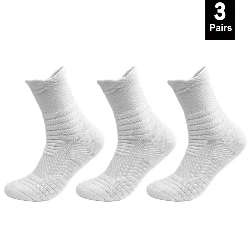 Anti-Slip Socks for Men - Breathable Cotton Sports Socks, Deodorising Grip Ankle Socks