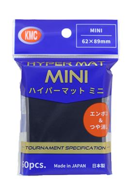 KMC Small Size Hyper Matt Black Sleeves (60)