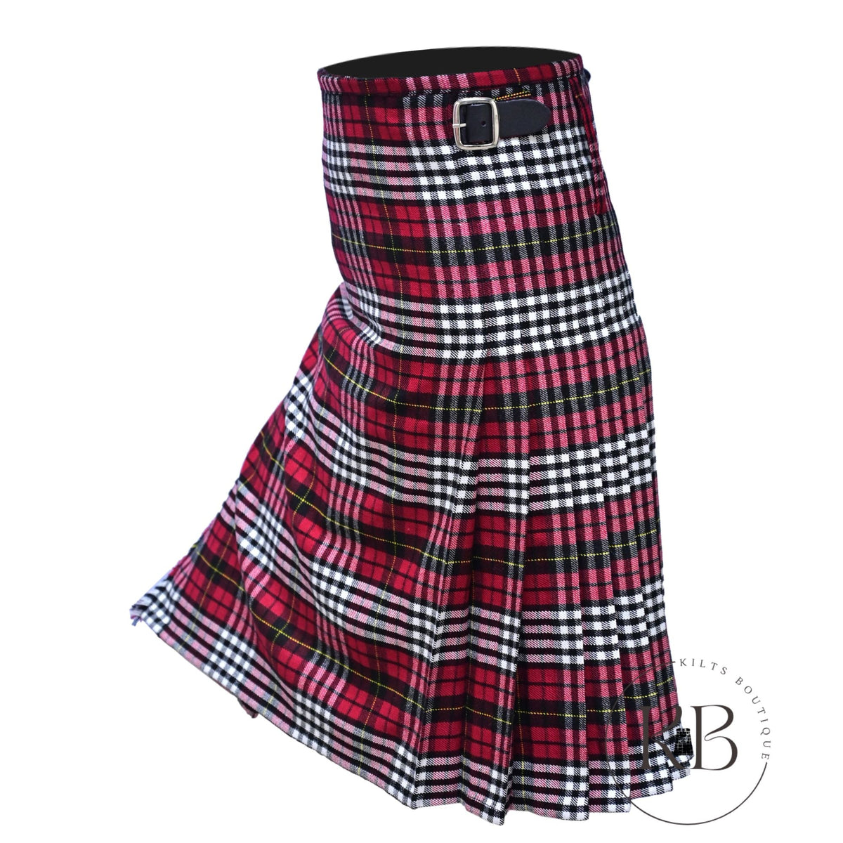 Scottish Men's Morton Tartan Traditional 8 Yard Kilt 16oz