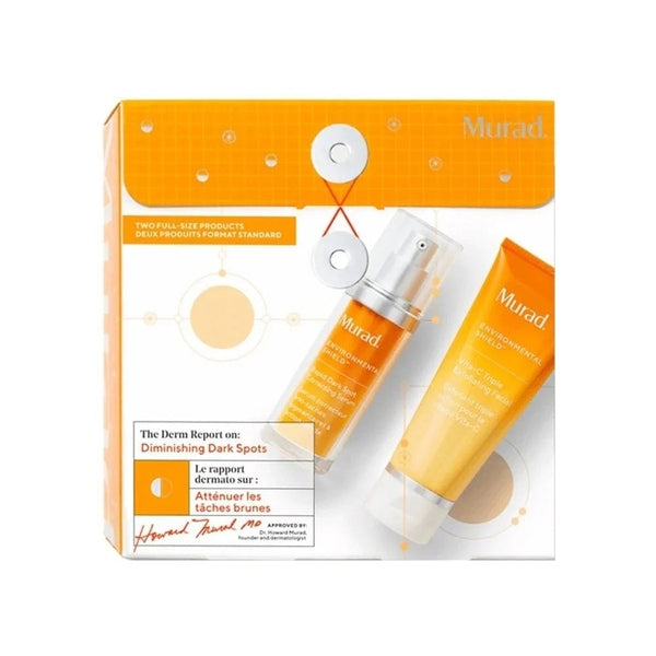 Murad The Derm Report Diminishing Dark Spots Gift Set 30ml Correcting Serum + 80 Face Exfoliator (This gift set contains:
1x 30ml Rapid Dark Spot Correcting Serum
1x 80ml Vita-C Triple Exfoliating Facial)