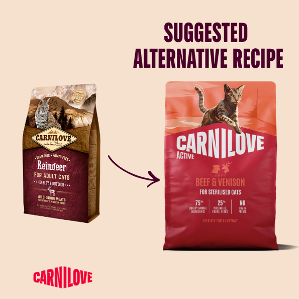 Carnilove Active Beef & Venison Cat 6kg