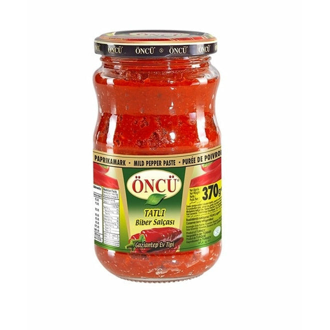Oncu Mild Pepper Paste (Tatli Biber Salcasi) 360g