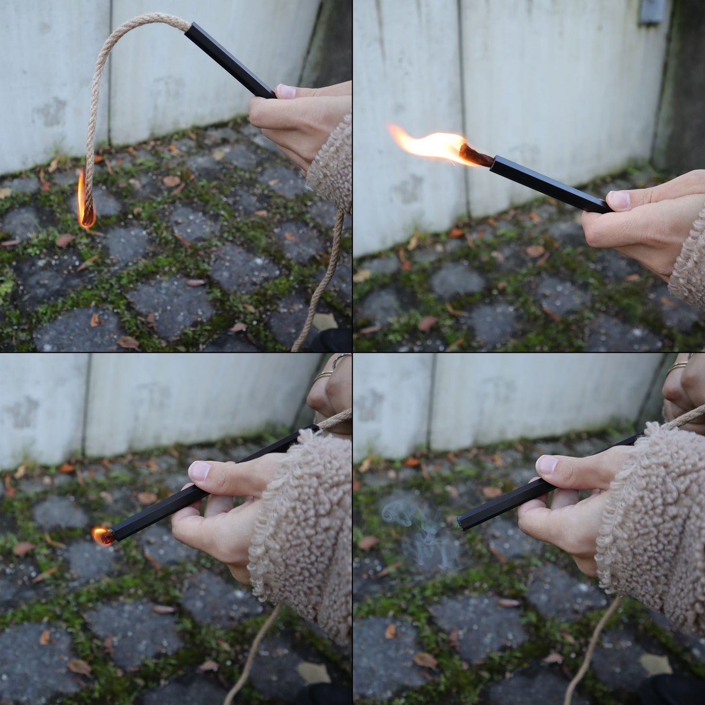 Origin Outdoors Hemp Rope Firestarter | Windproof & Waterproof