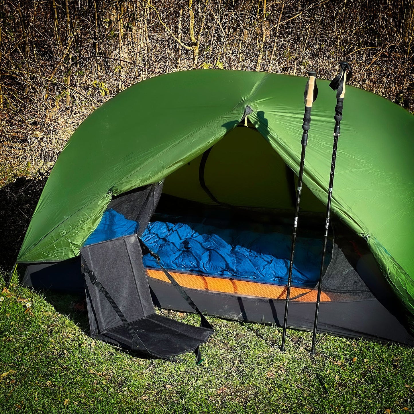 Origin Outdoors 'Trail' Travelchair – Lightweight Folding Camping Chair