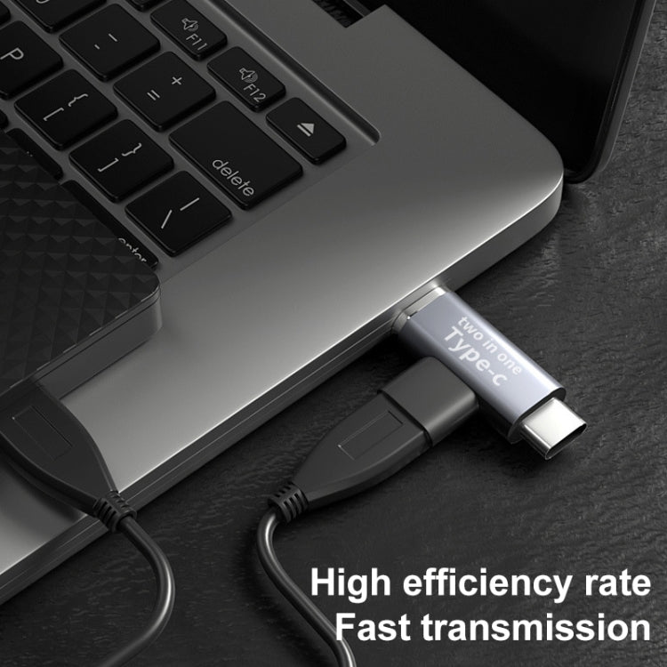 USB-C to Dual USB-C Splitter Adapter
