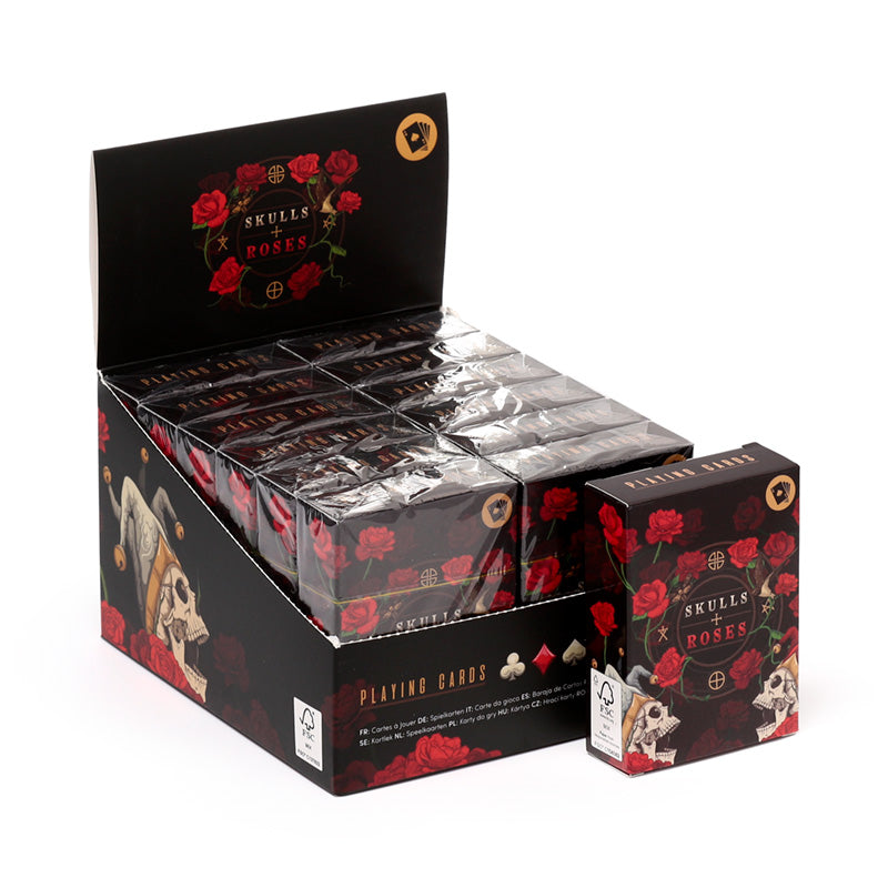 Skulls and Roses Standard Playing Card Deck