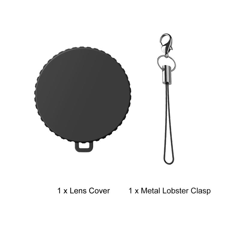 PULUZ Silicone Lens Cap with Strap for DJI Osmo Action 6