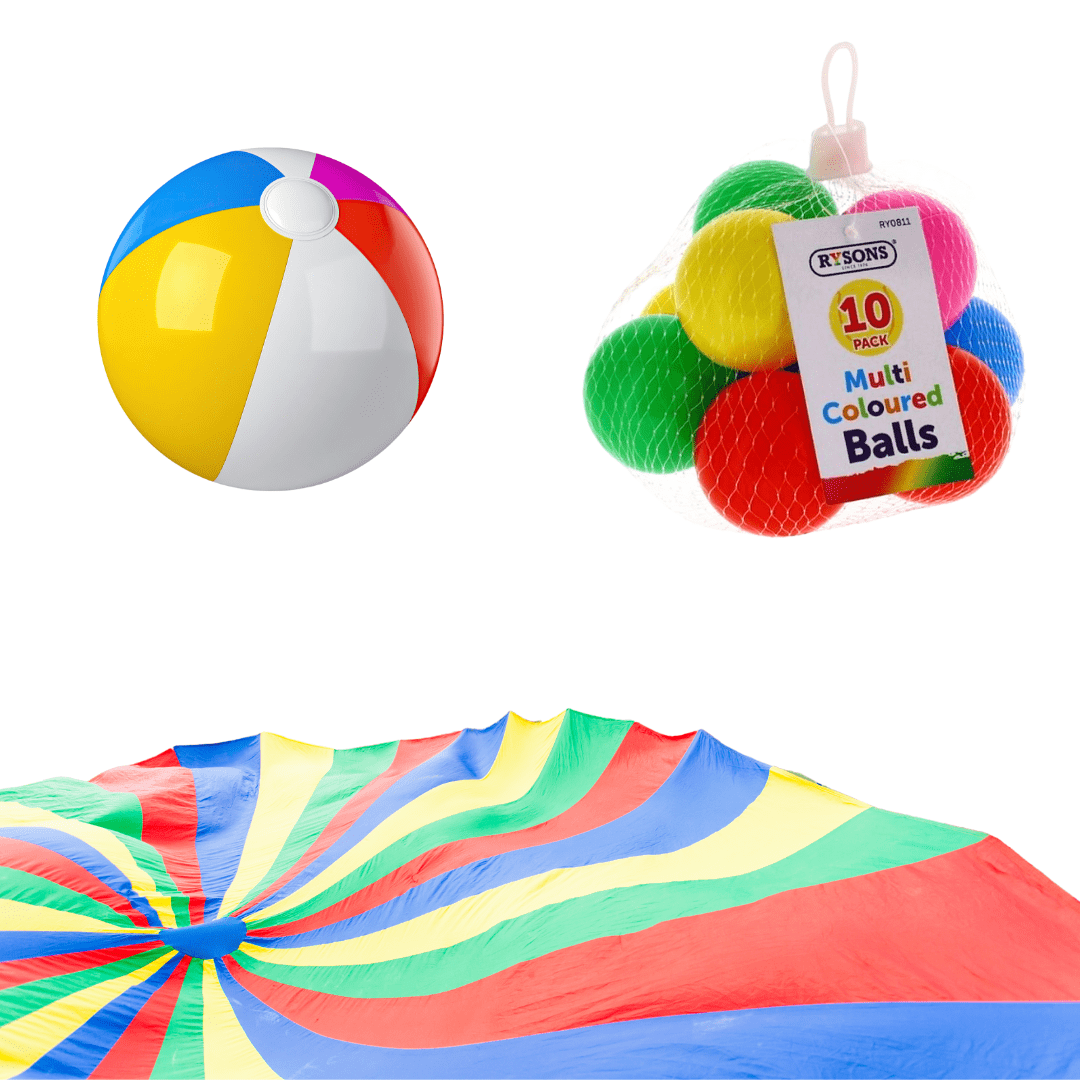 Keep 'em Up! Parachute Play