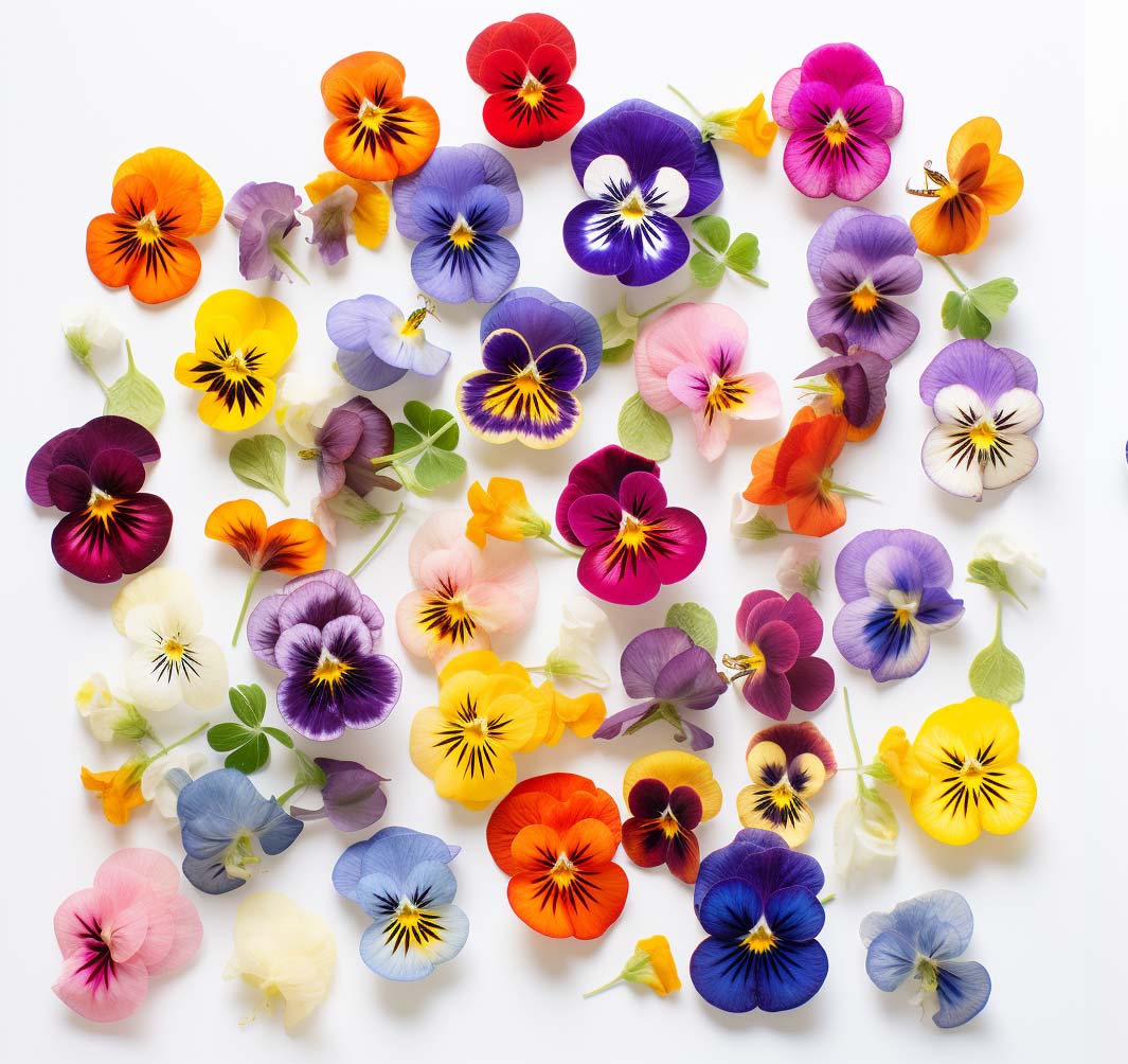 Viola Edible Flowers 5g | Fresh Edible Blooms for Garnish