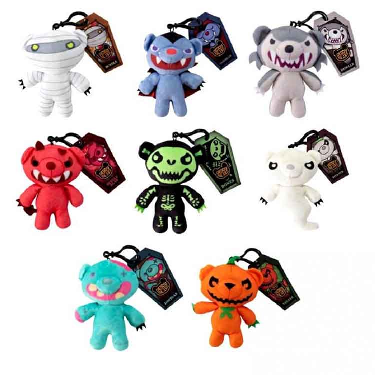Deddy Bears Clip-On Blind Bag Plush – Series 1 | Mystery Horror Teddy Bear