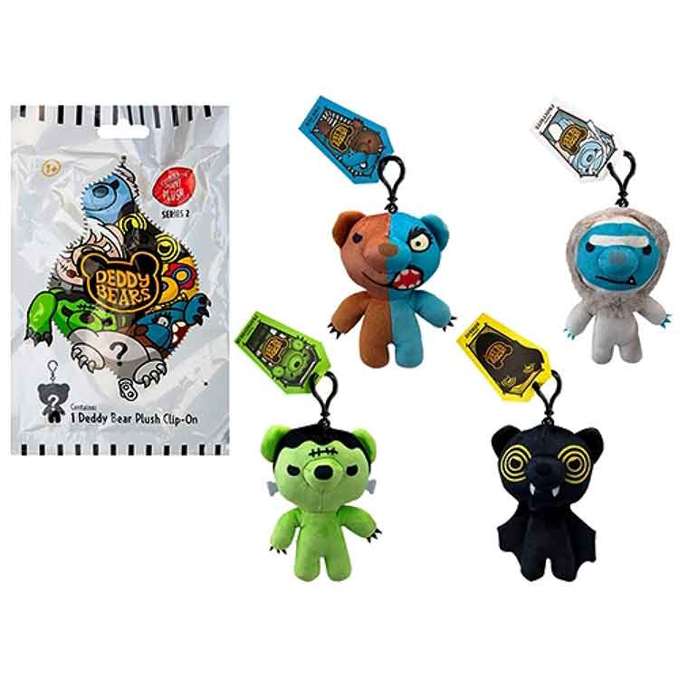 Deddy Bears Clip-On Blind Bags Series 2 | 10cm Horror Plush