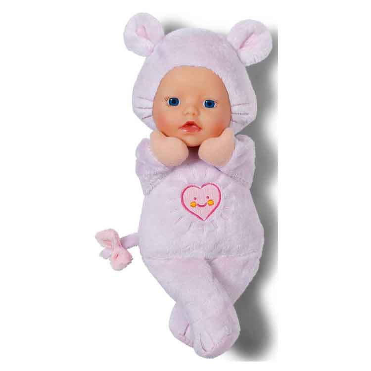BABY born for Babies Funny Mouse Soft Doll | Newborn Sensory Toy