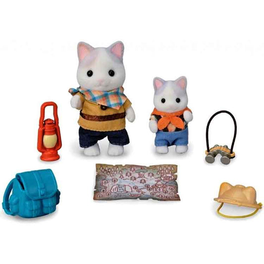 Sylvanian Families Exciting Exploration Set | Latte Cat Figures