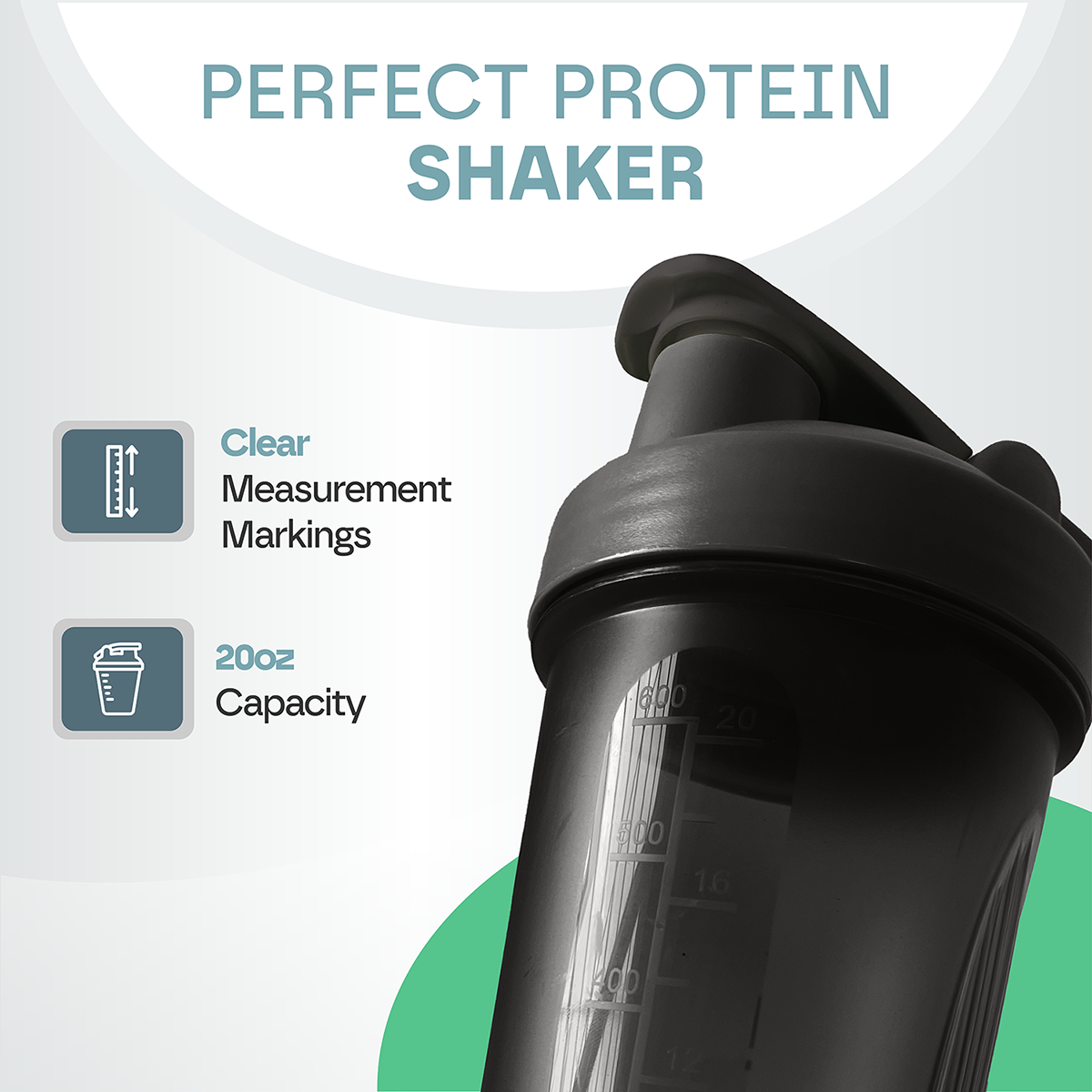 Protein Shaker Bottle