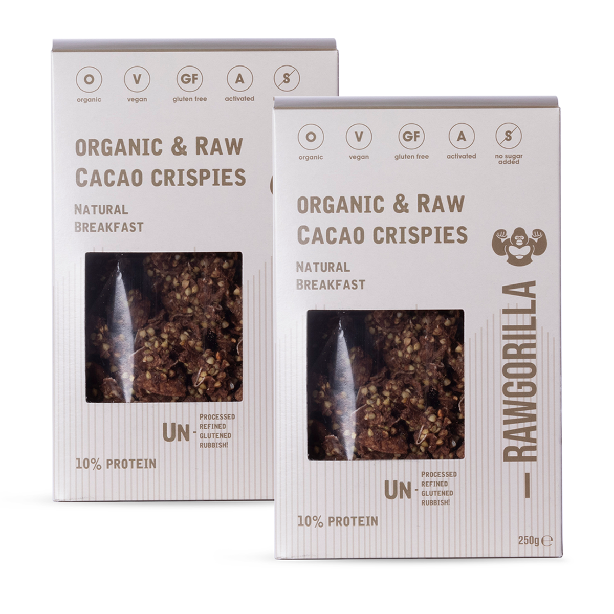 Kakao-Crispies – 250 g – RAWGORILLA