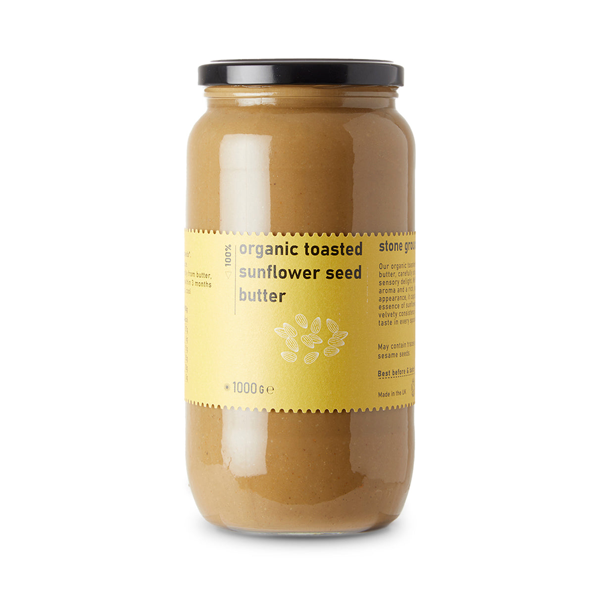 Mantequilla de semillas de girasol tostadas ecológicas - RAWGORILLA