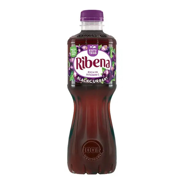 12 x Ribena Schwarze Johannisbeere Saftgetränk 500ml
