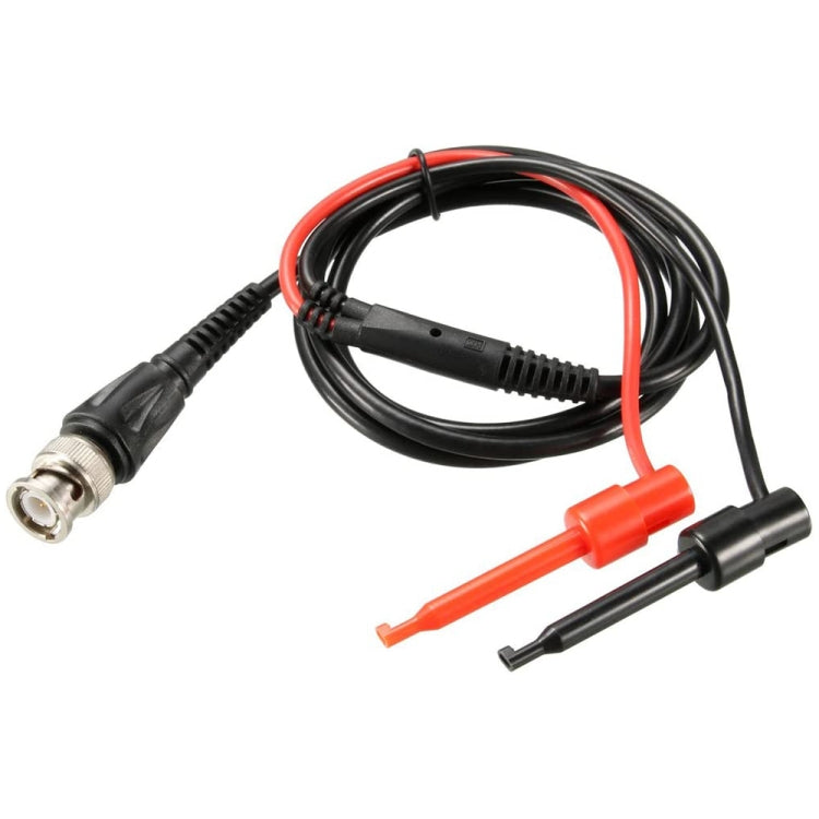 56mm Test Probe Clip Set – Black & Red Hook-Type Alligator Clips
