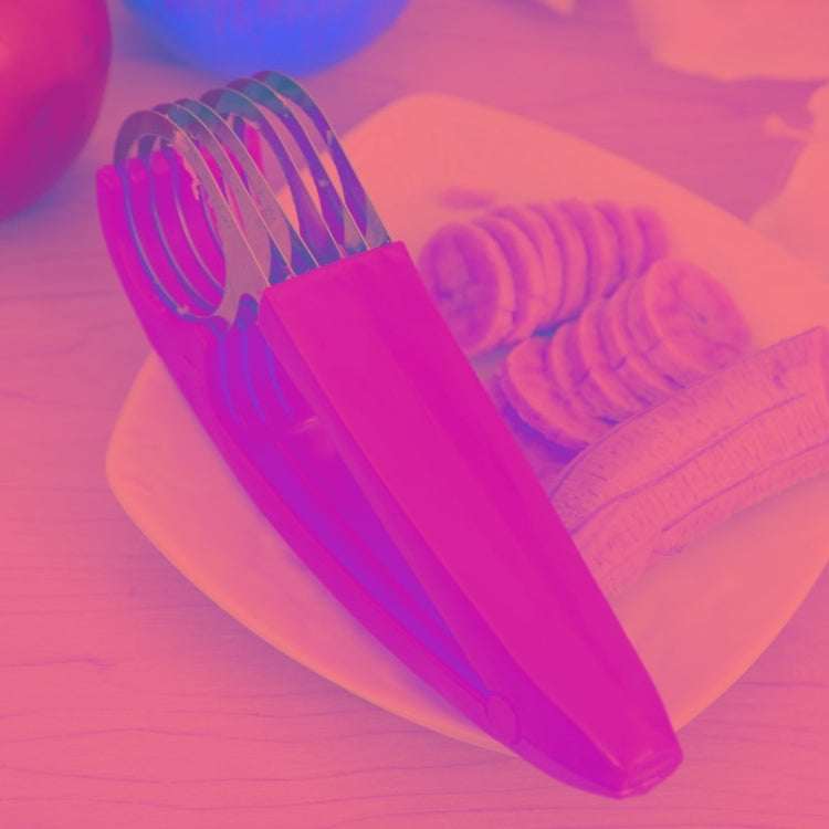 Küchenwerkzeug Bananenschneider für Obstsalat, Bananenschneider