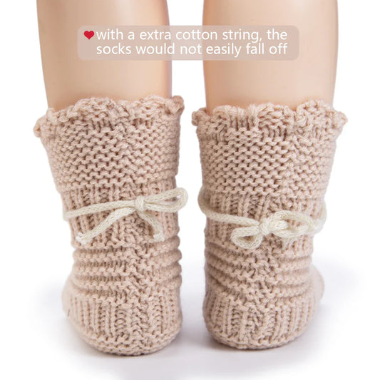 Handmade Baby Knit Booties | Soft Crochet Infant Shoes | 0–12 Months | Boys & Girls