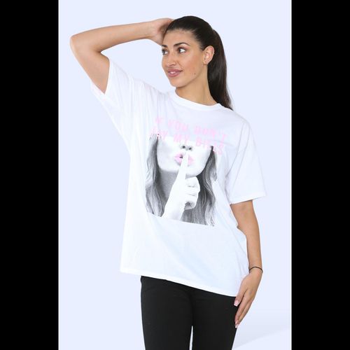 Ladies Printed Short Sleeve T-Shirt Top