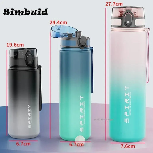 1 Litre Sports Water Bottle – Leak-Proof, BPA-Free | 500ml / 650ml / 1000ml