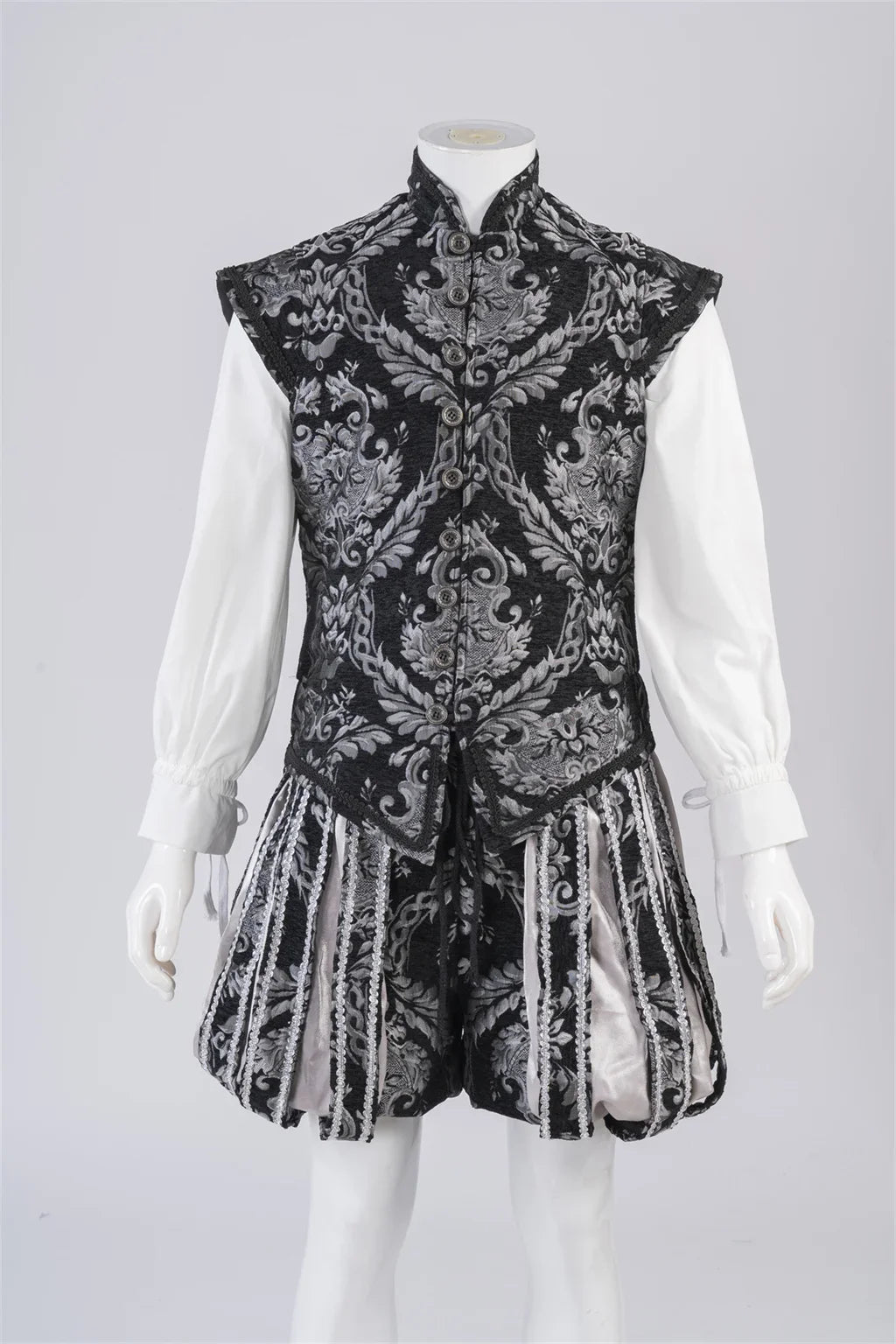 15th Century Renaissance Tudor King Prince Costume Vest & Pants Set – Elizabethan Outfit