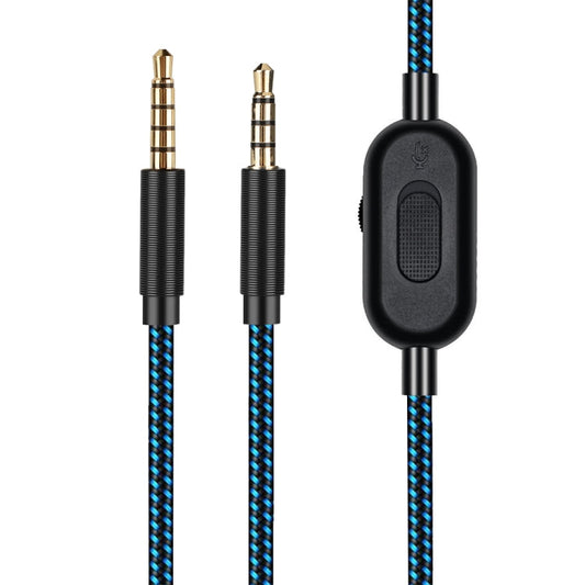 Gaming Headset Audio Cable for Logitech Astro A10 & A40 – Wired Inline Control